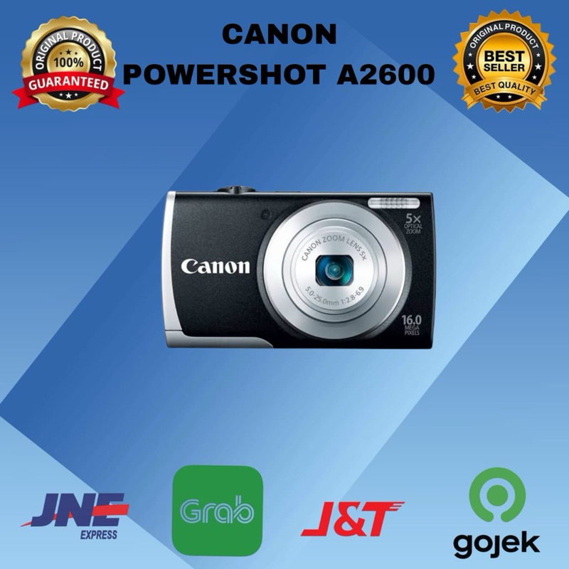 camera canon powershot A2600-white box