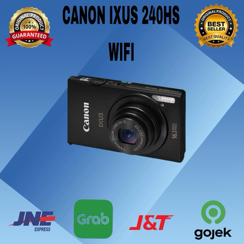 camera canon ixus 240HS WIFI-white box,camera only