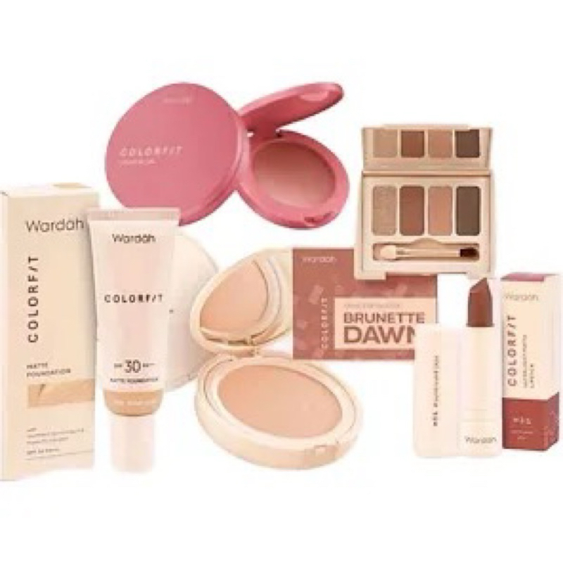 Wardah Colorfit Paket Seserahan Make Up | Paket Make Up Wardah