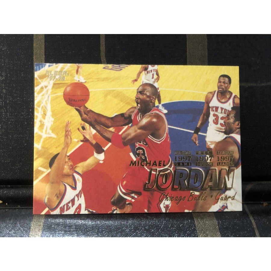 Kartu Basket Nba Michael Jordan 1997 Fleer Basketball Michael Jordan #23