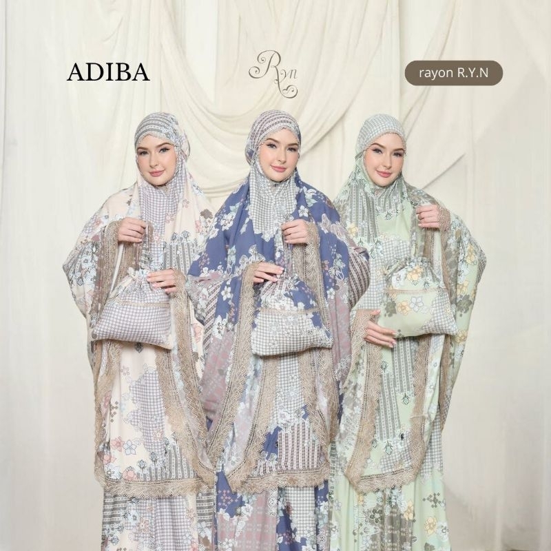 MUKENA RYN RHAYANH RAYYAN RAYON VISCOSE TERMURAH