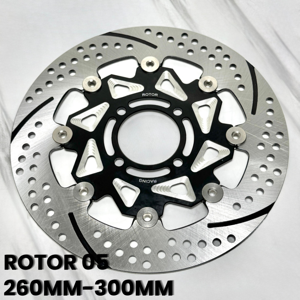 Piringan Cakram Depan ROTOR 05 Jupter Z - Mio - Beat 260mm-300mm Piringan/Disc Motor