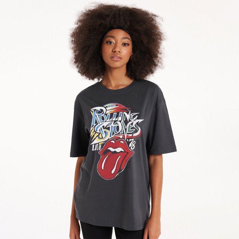 Kaos band rollingstones byH&* original // kaos oversize // unisex