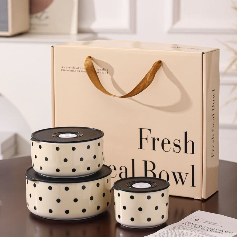 [BARKAN] POKA Tableware Ceramic Series / Mangkok Keramik Tahan Panas Ovenwere / Mangkok Keramik moti