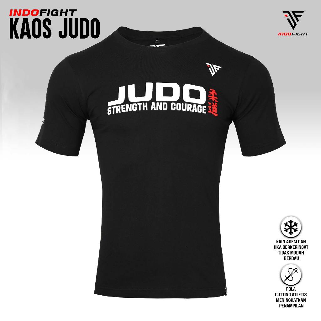 KAOS JUDO HANZO FIGHT GEAR, TSHIRT JUDO, BAJU JUDO