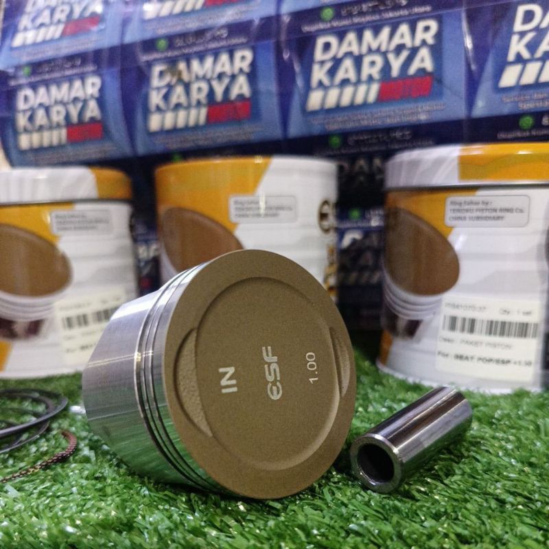 PISTON KIT SEHER KIT BEAT ESP BEAT POP BEAT K81 K44 SUDAH DILENGKAPI COATING HEAD PISTON ORIGINAL