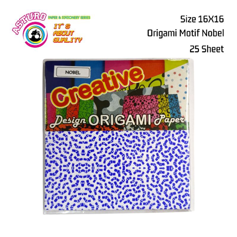 

ASTURO Kertas Origami Motif Nobel 16X16
