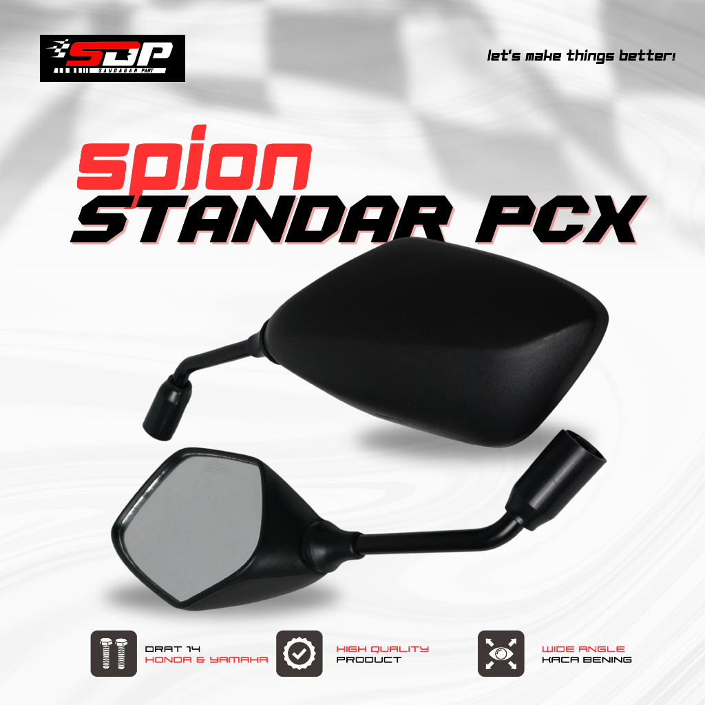 SPION PCX 160 ASSY STANDART UNIVERSAL MOTOR HONDA SDP PART AKSESORIS SPION MOTOR