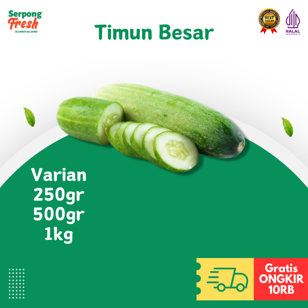 

Timun Besar Mentimun Ketimun Cucumber 250gr 500gr 1kg Sayuran Segar Fresh