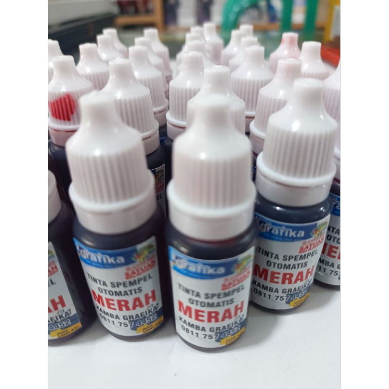 

Tinta isi ulang stempel otomatis 10 ml