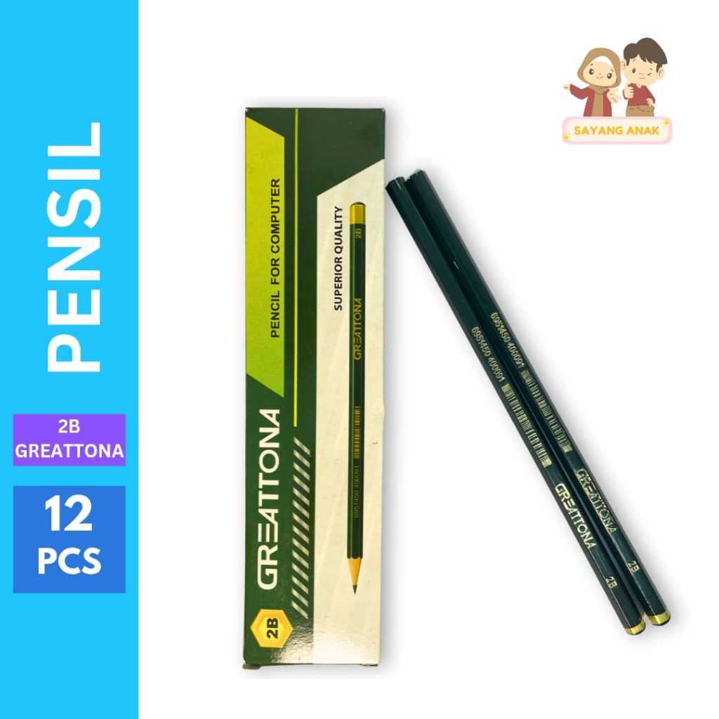 

Pensil 2B Greattona - stationery