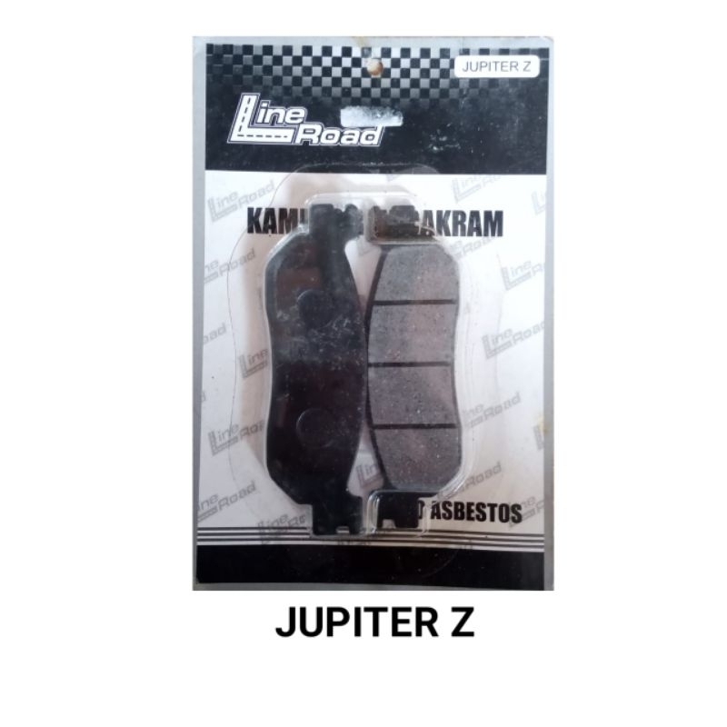 Kampas Rem Cakram motor merk LINE ROAD - Kampas JUPITER Z - Kampas Rem motor JUPITER Z  - Kampas Rem