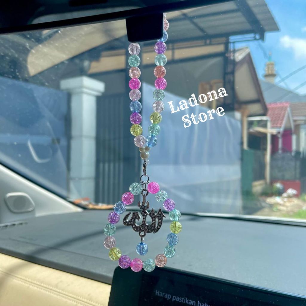 Gantungan Spion Mobil Lafadz Allah / Gantungan Tasbih