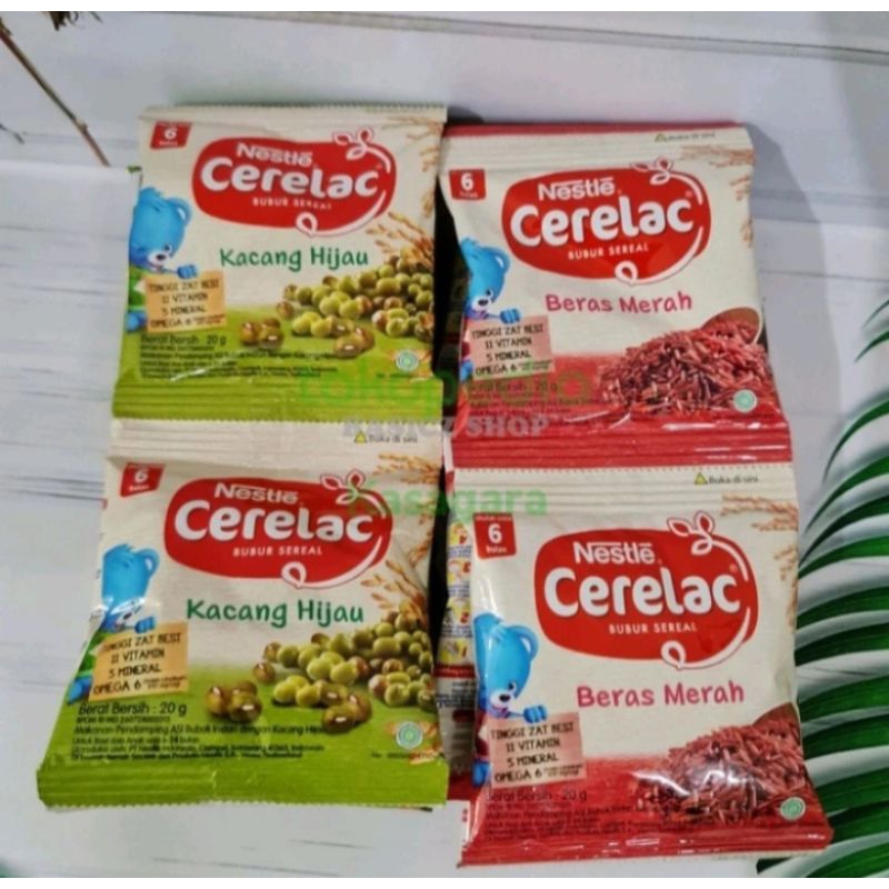 [GRATIS ONGKIR] Nestle Cerelac Bubur Bayi sachet 20gr 1 renceng isi@8pcs  untuk  bayi 6 bulan ke ata