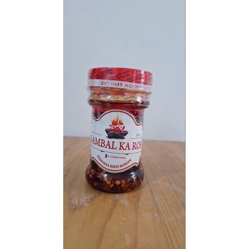 

sambal ka ros Chili oil