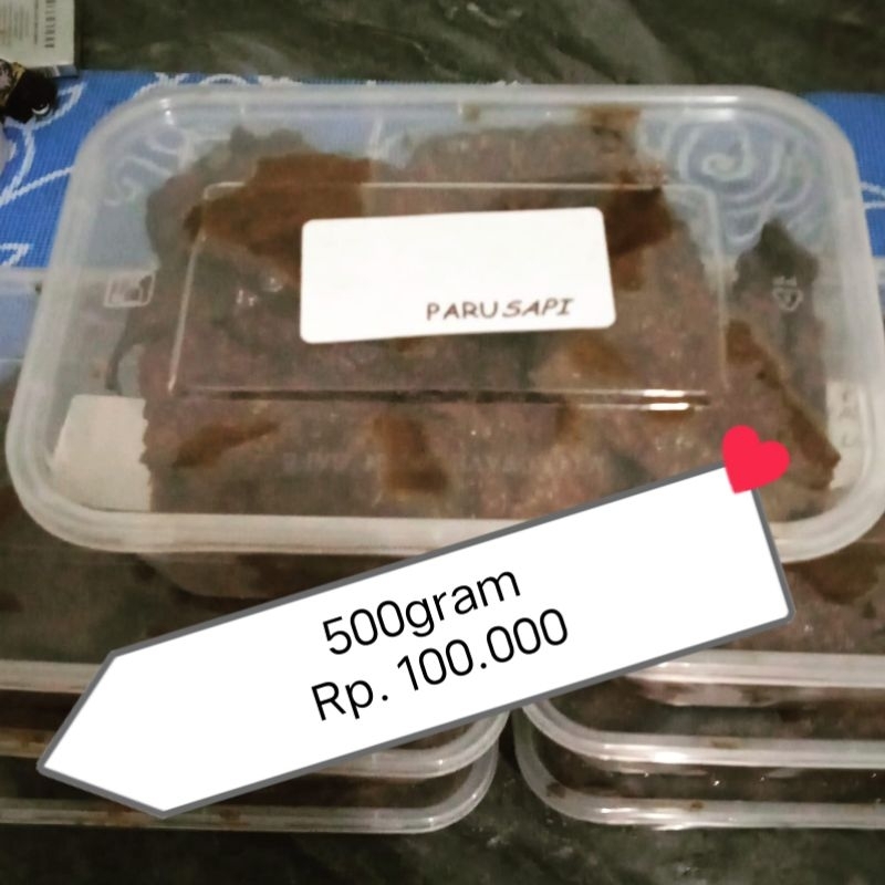 

Paru Sapi frozen siap goreng