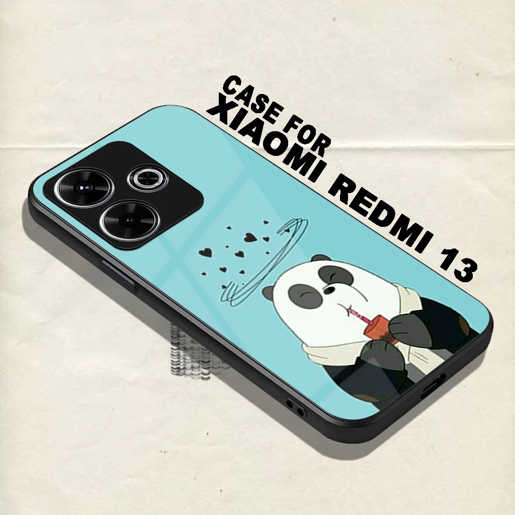 Softcase Kilau Xiaomi Redmi 13 Terbaru [ MOTIF BEAR ] Casing Handphone Xiaomi Redmi 13 - Pelindung H