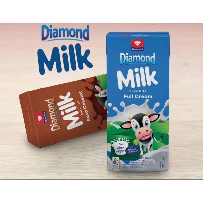 

SUSU DIAMOND UHT FULL CREAM/COKELAT 1L