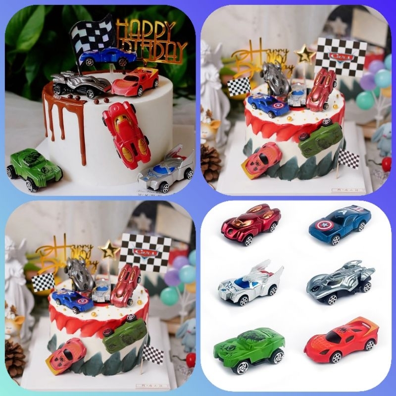 

Cake Topper Mobil Avanger/Hiasan Cake Mobil-Mobilan Anak/Figure Mobil/Hiasan kue mobil