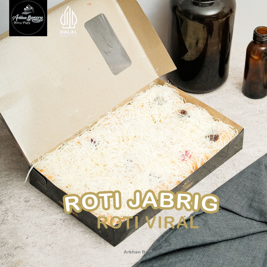 

Roti Jabrig Roti Viral Topping Keju Mix Isian Arkhan Bakery