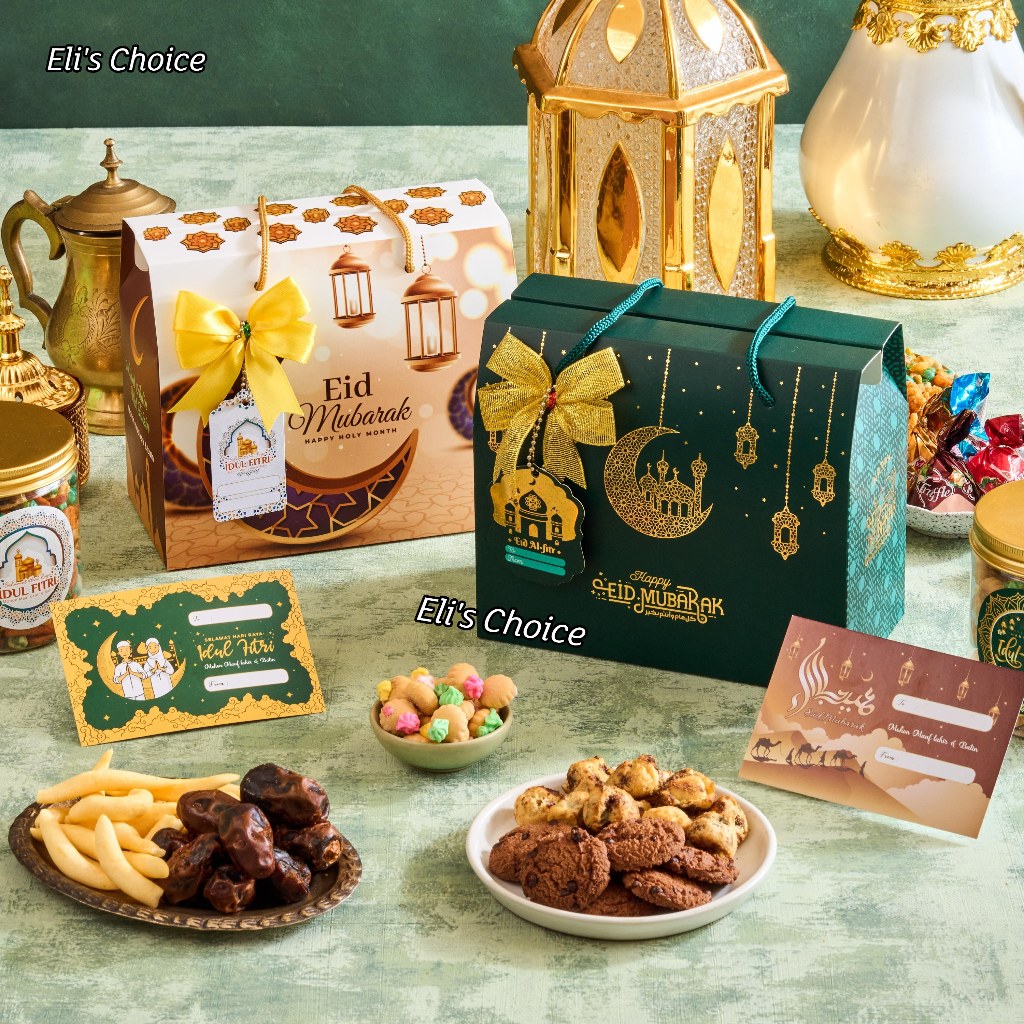 

[2 JAR 600ml] Hampers Parcel Ramadhan Lebaran Idul Fitri Cookies Kue Kering, Makaroni, dan Kurma