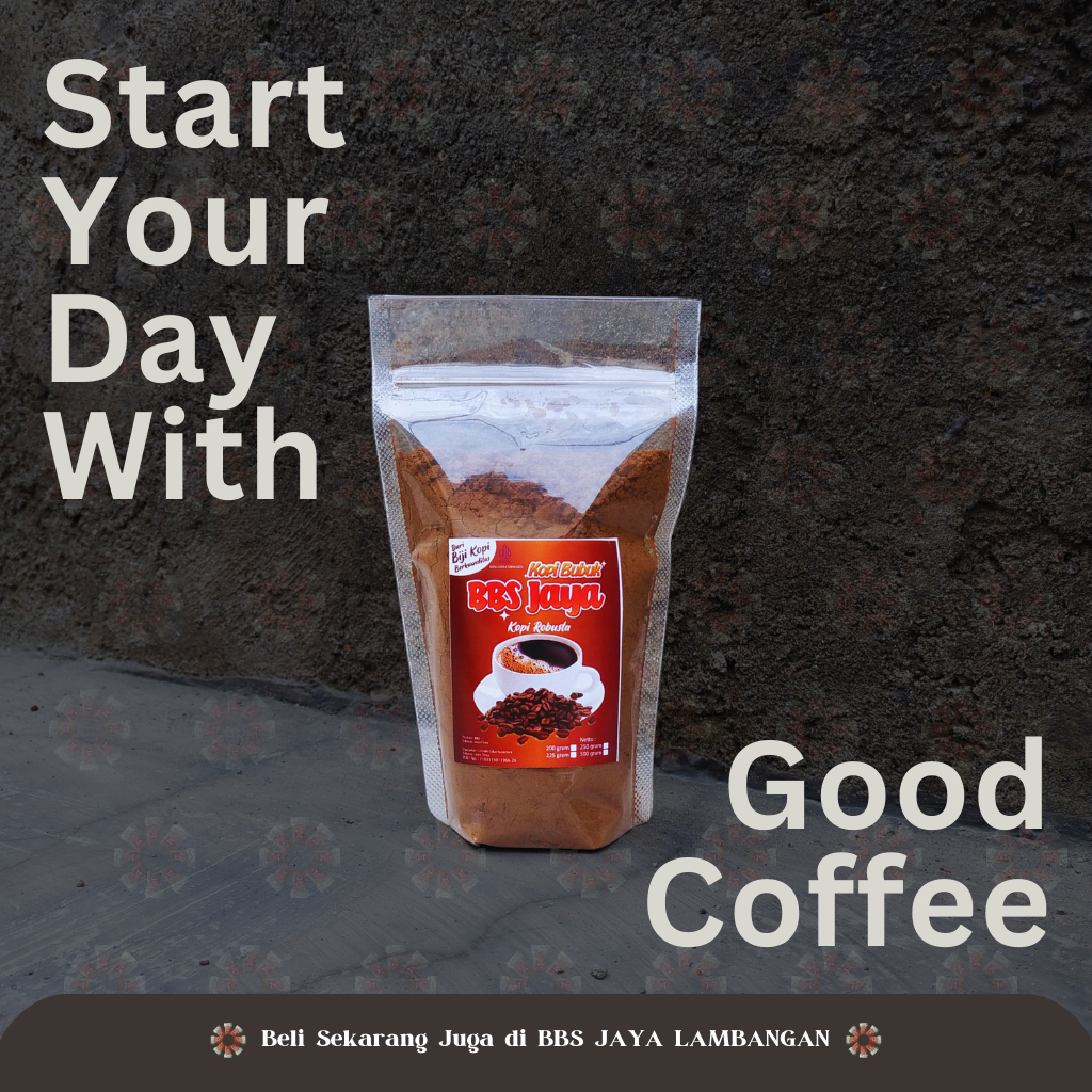 

Kopi Robusta kemasan 250 gram - by BBS Jaya Roast Been Coffee Kedai Kopi Warung Kopi Cafe