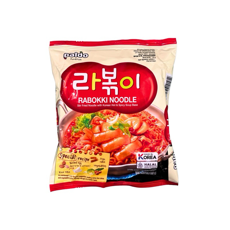 

Paldo Rabokki Noodle Mie Instan