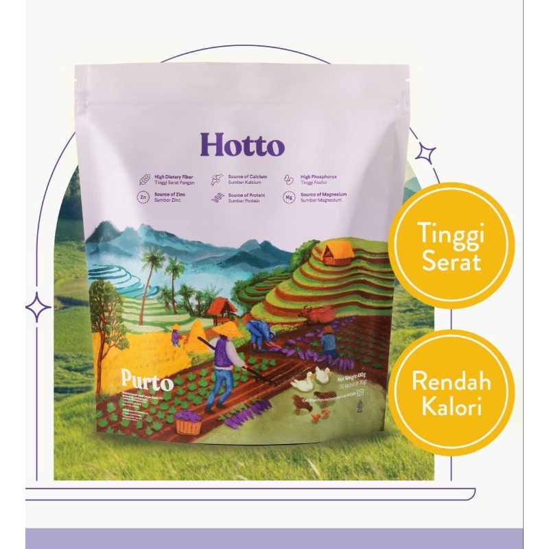 

HOTTO PURTO dari ubi ungu dan multigrain sehat