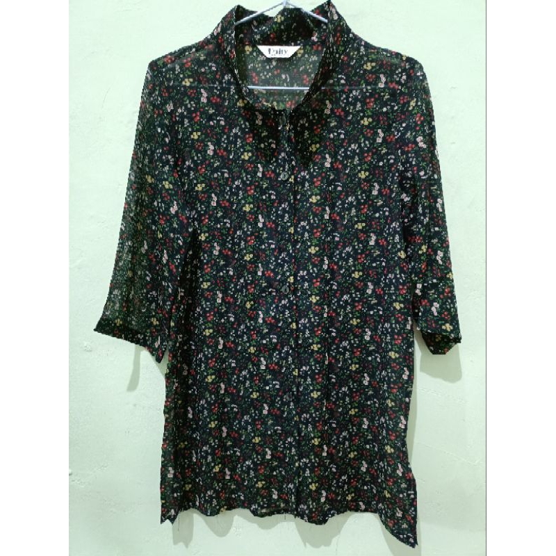 preloved tunik bunga