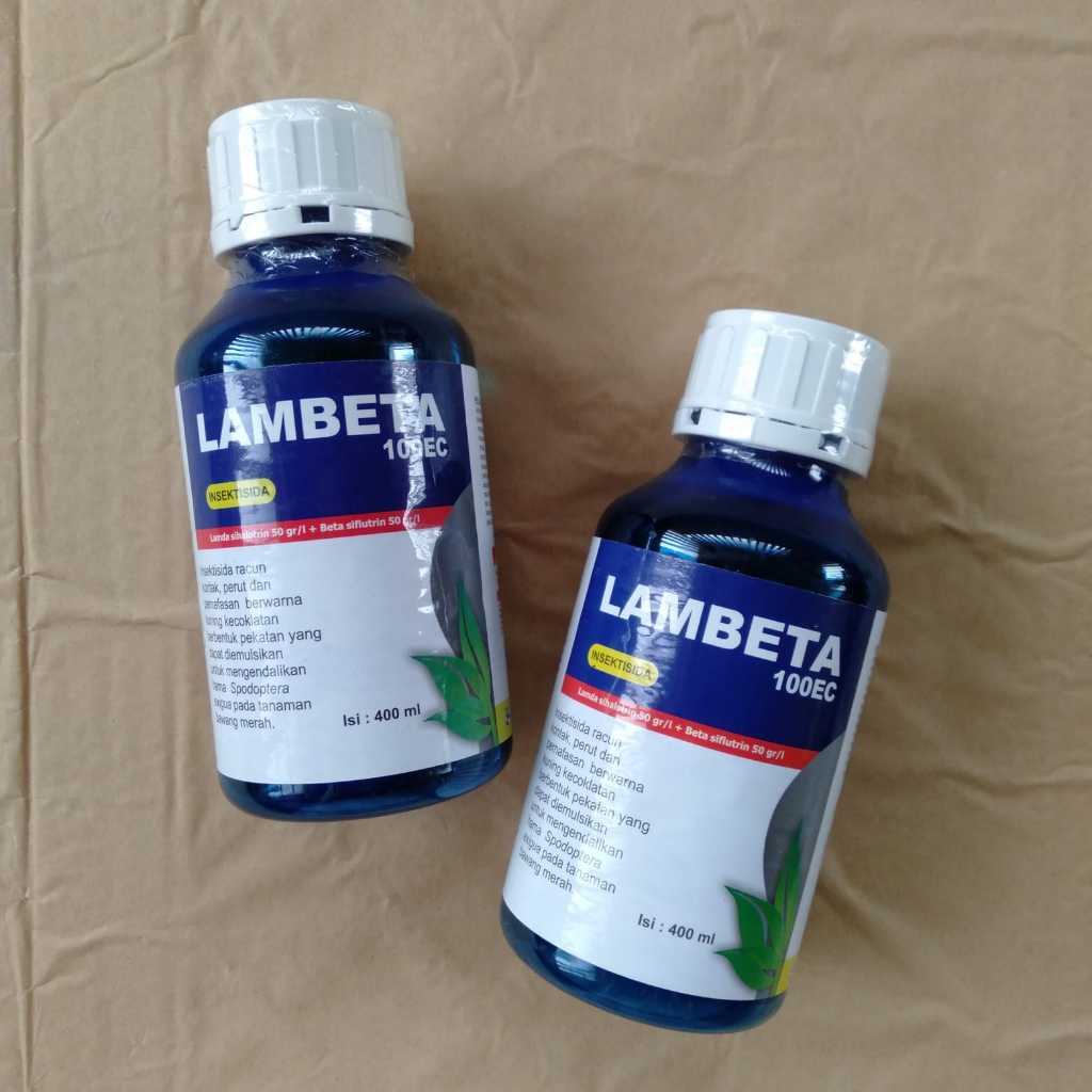 Insektisida LAMBETA 100EC - Lamda sihalotrin 50g/l + Beta siflutrin 50g/l - 400ML - Insektisida Racu