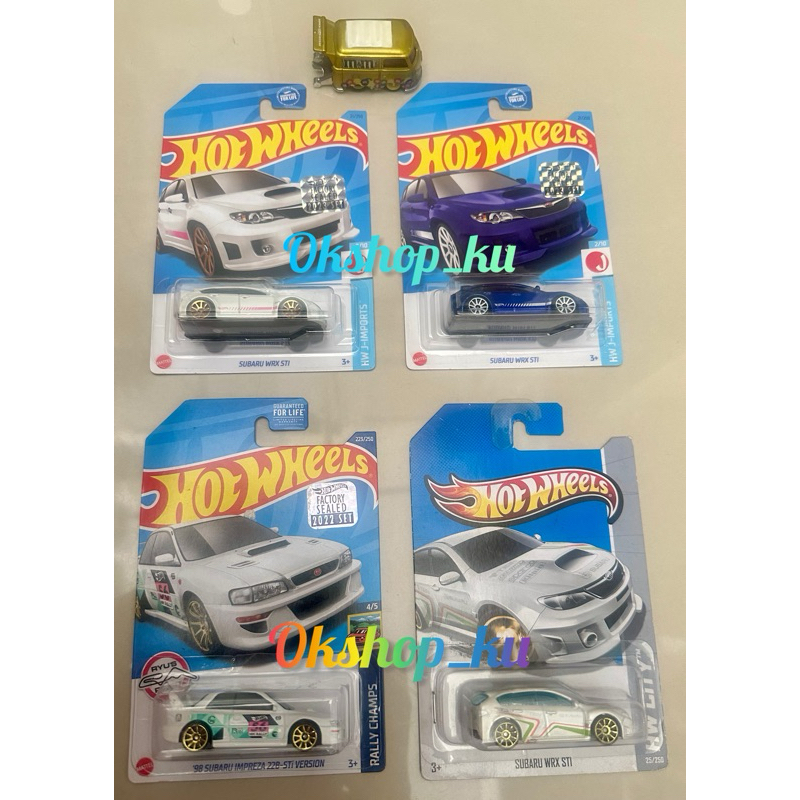 Hotwheels Subaru Impreza 22B TH, Subaru Wrx Factory Sealed