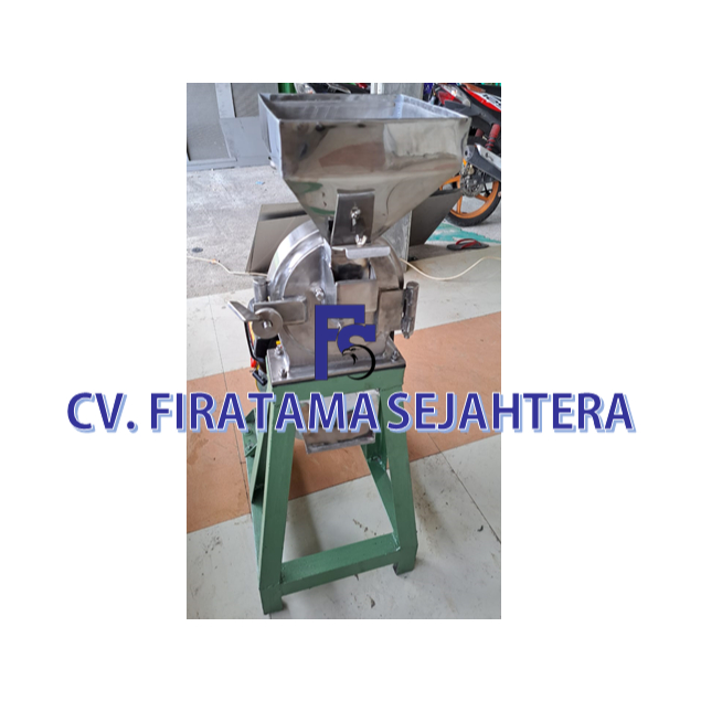 Mesin Penepung Singkong Disk mill FFC 15 Stainless Steel Giling Singkong + Mesin Bensin (5,5 HP) HON