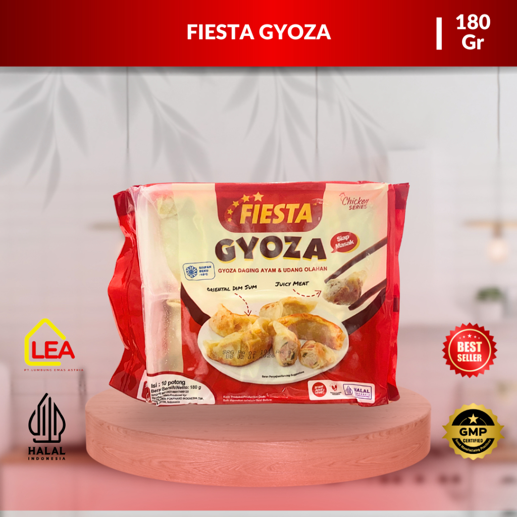 

Fiesta Gyoza 180gr / Pangsit Ayam Dan Udang