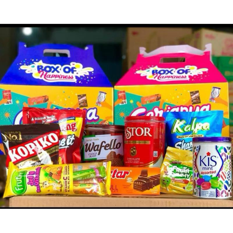 

BOX OF HAPPINESS MAYORA HAMPERS MAYORA PAKET HAMPERS LEBARAN TERMURAH