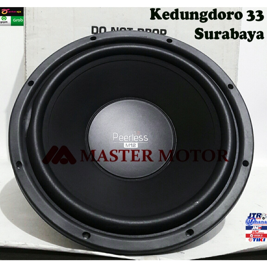 Subwoofer 12 inch Peerless Double Coil M12 MKII / 4 ohm Woofer Audio Mobil