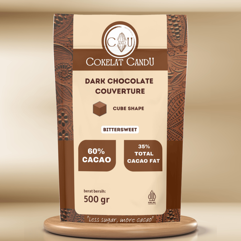 

Dark chocolate couverture 60% 500gr