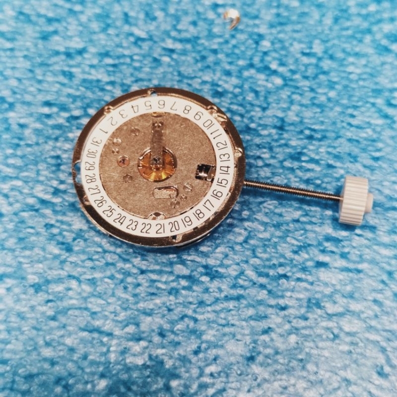 MESIN JAM TANGAN RONDA 774 LUBANG TANGGAL SAMPING (3) & BAWAH (6)PENGGANTI MESIN 956.112