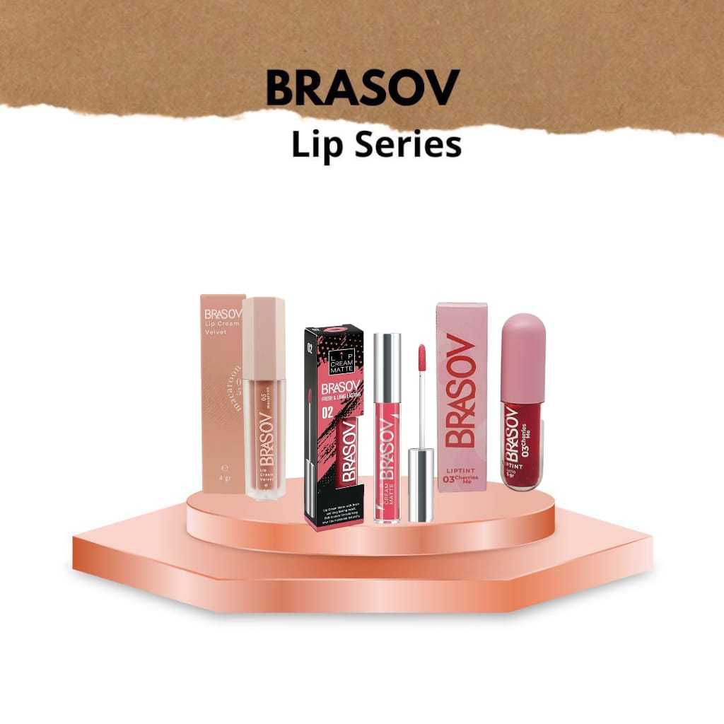 Brasov Lip Series | Lipcrem Matte | Lipcream Velvet | Liptint