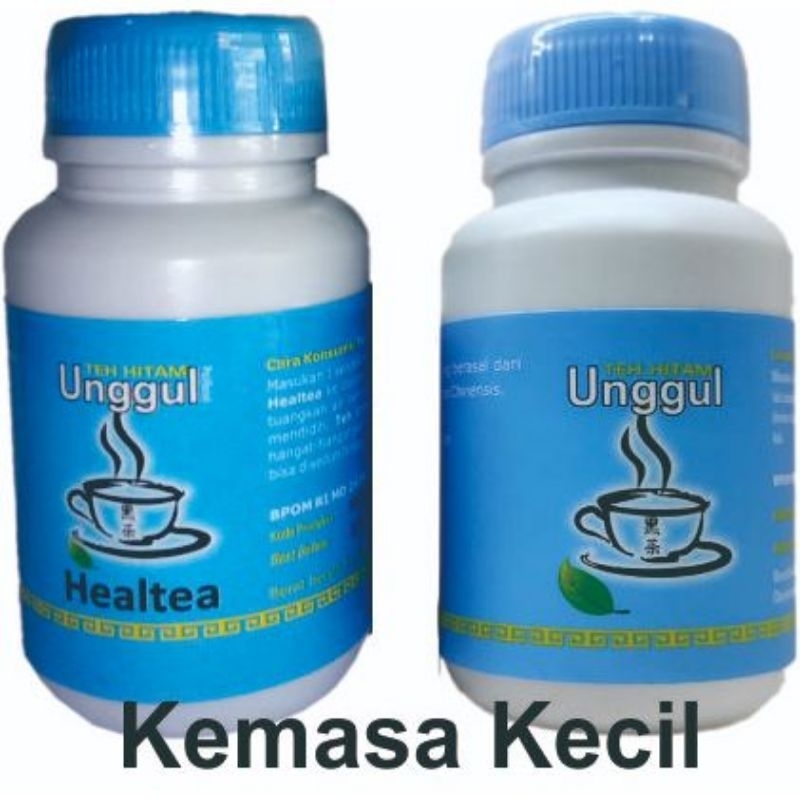 Healtea/Teh hitam UNGGUL kecil 25gr