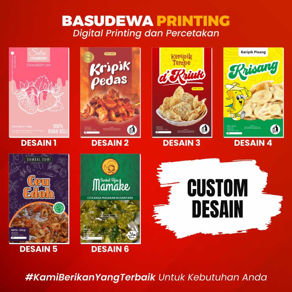

STIKER - Label Snack Makanan Minuman UMKM 6x9cm