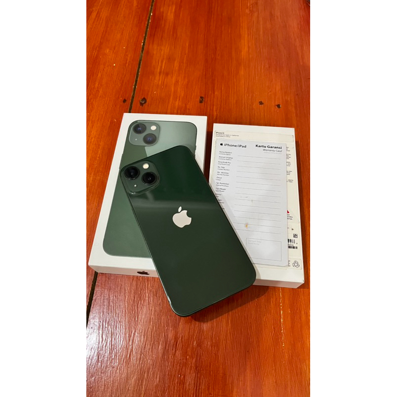 second iPhone 13 128GB Ex Garansi Resmi iBox Fullset