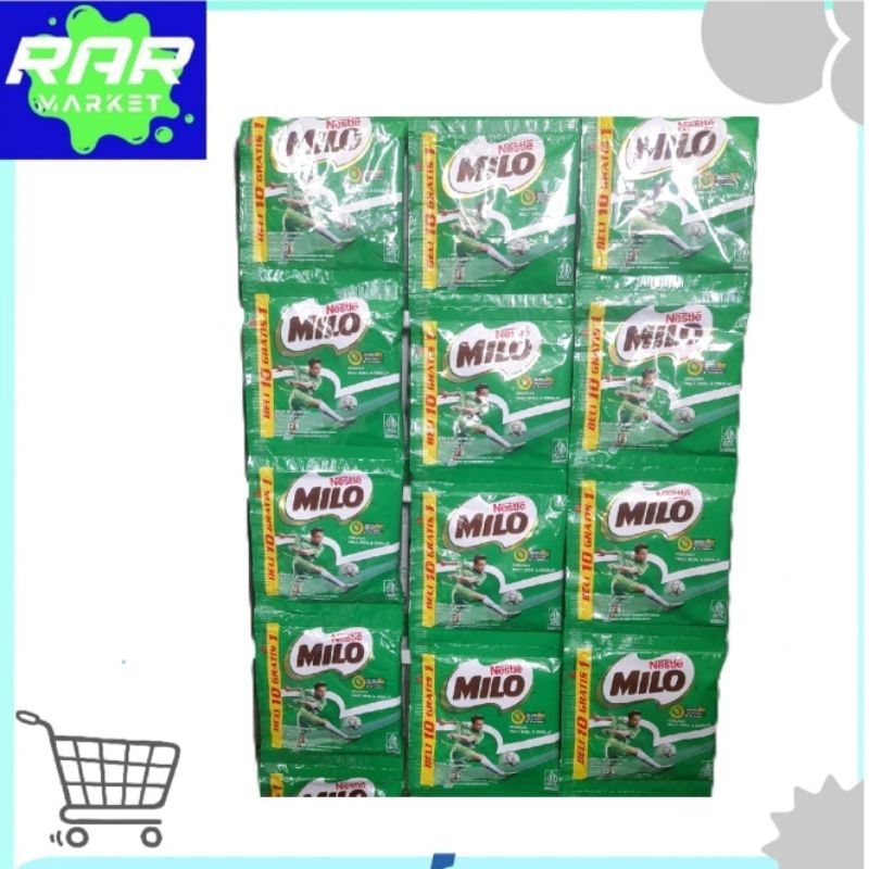 

MILO ACTIV-GO SUSU COKLAT RENCENG 22g-10sachet