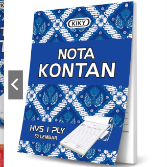 

1 Pcs Nota Kontan 1 Ply Kecil (Uk. 10.5 x 15.5 cm)