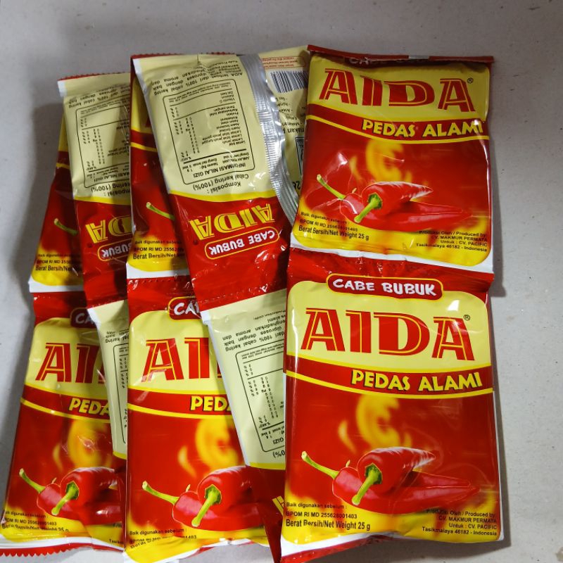 

Cabe Bubuk Aida Pedas Alami Rencengan