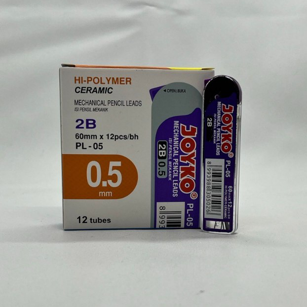 

Pencil Lead / Refill Isi Ulang Pensil Joyko PL-05 2B (1 pak = isi 12 tube)