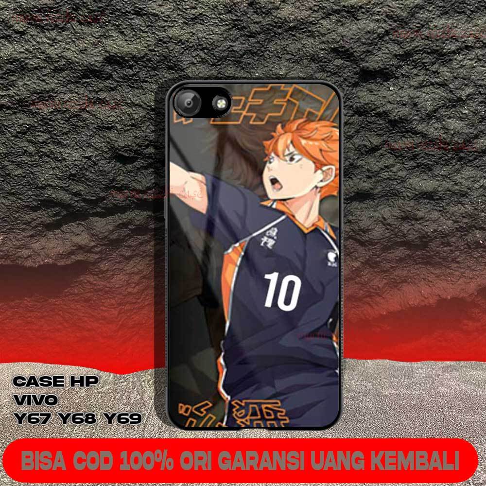 Softcase Vivo Y69 / Y68 / Y67 / Y66 / Case Vivo Y69 Motif haikyu Casing  Hp Vivo Y66 Casing Hp Premi
