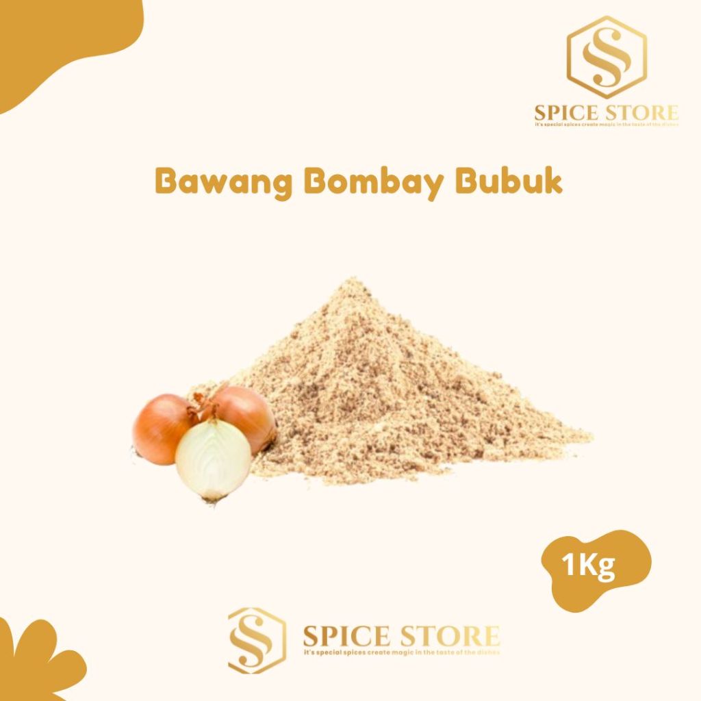 

Spice Store - Bumbu Dapur Bubuk Bawang Bombay (1000Gr)