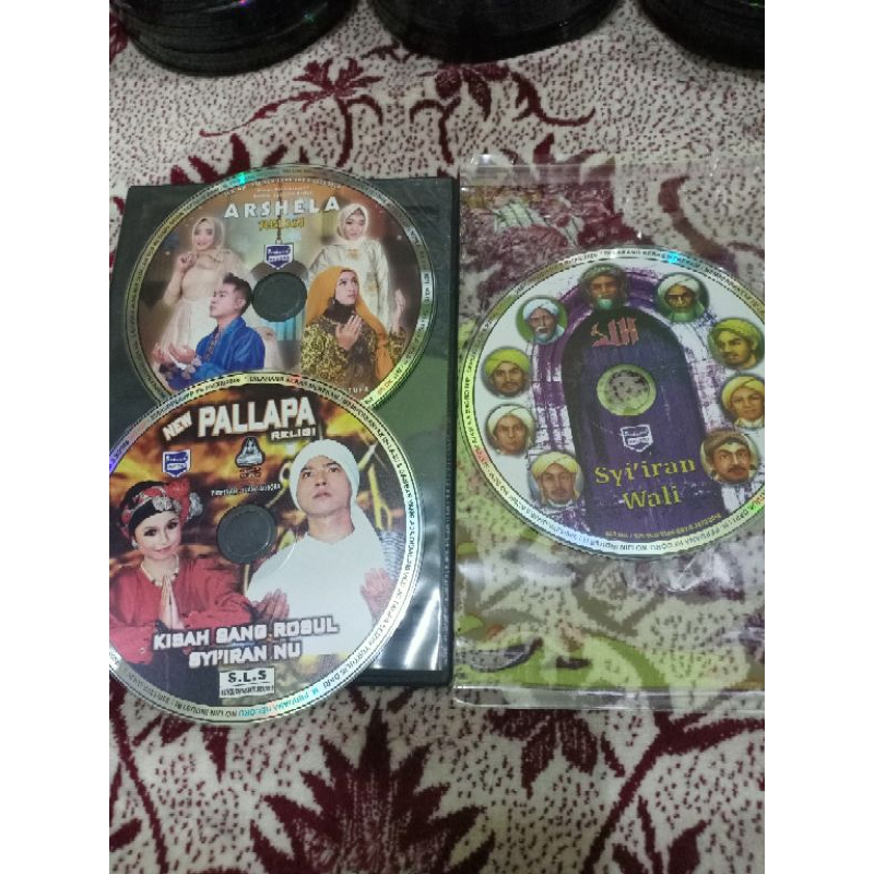 KASET VCD SHOLAWAT NEW PALLAPA KISAH SANG ROSUL & RELIGI ARSELA & SYI'IRAN WALI SONGO VOL 1 TANPA CO
