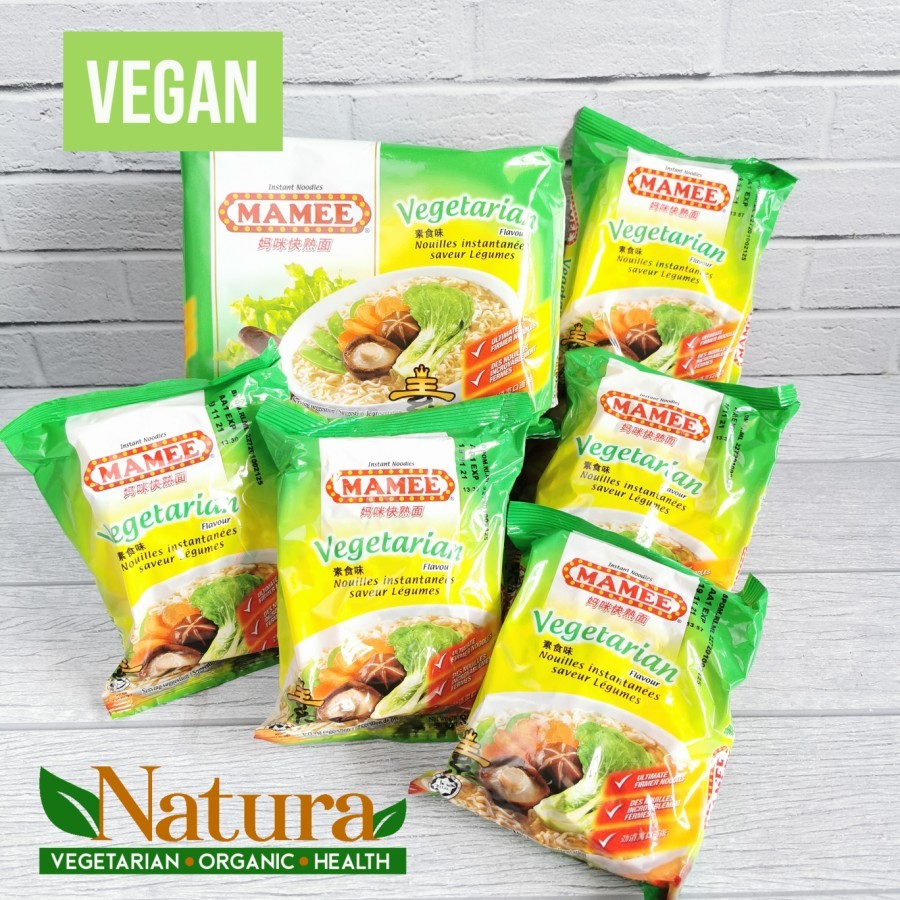 

Mamee Mie Instant Vegetarian Vegan 1 Paket Isi 5 Bungkus