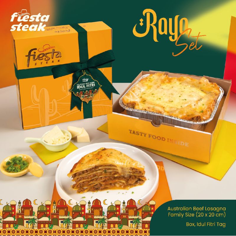 

Hampers Parcel Lebaran/ Raya Set - Lasagna/ Ramadhan/ Fiesta Steak
